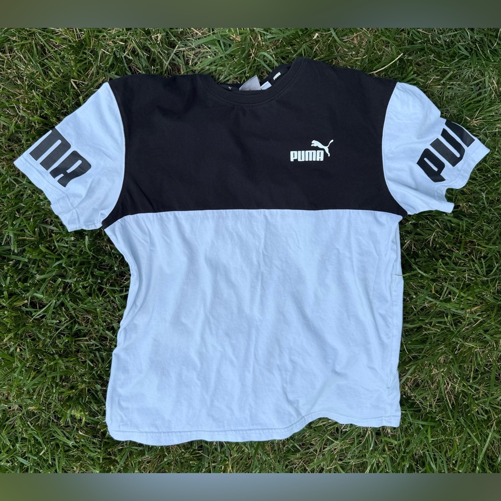 Puma Men’s Black and White T-Shirt